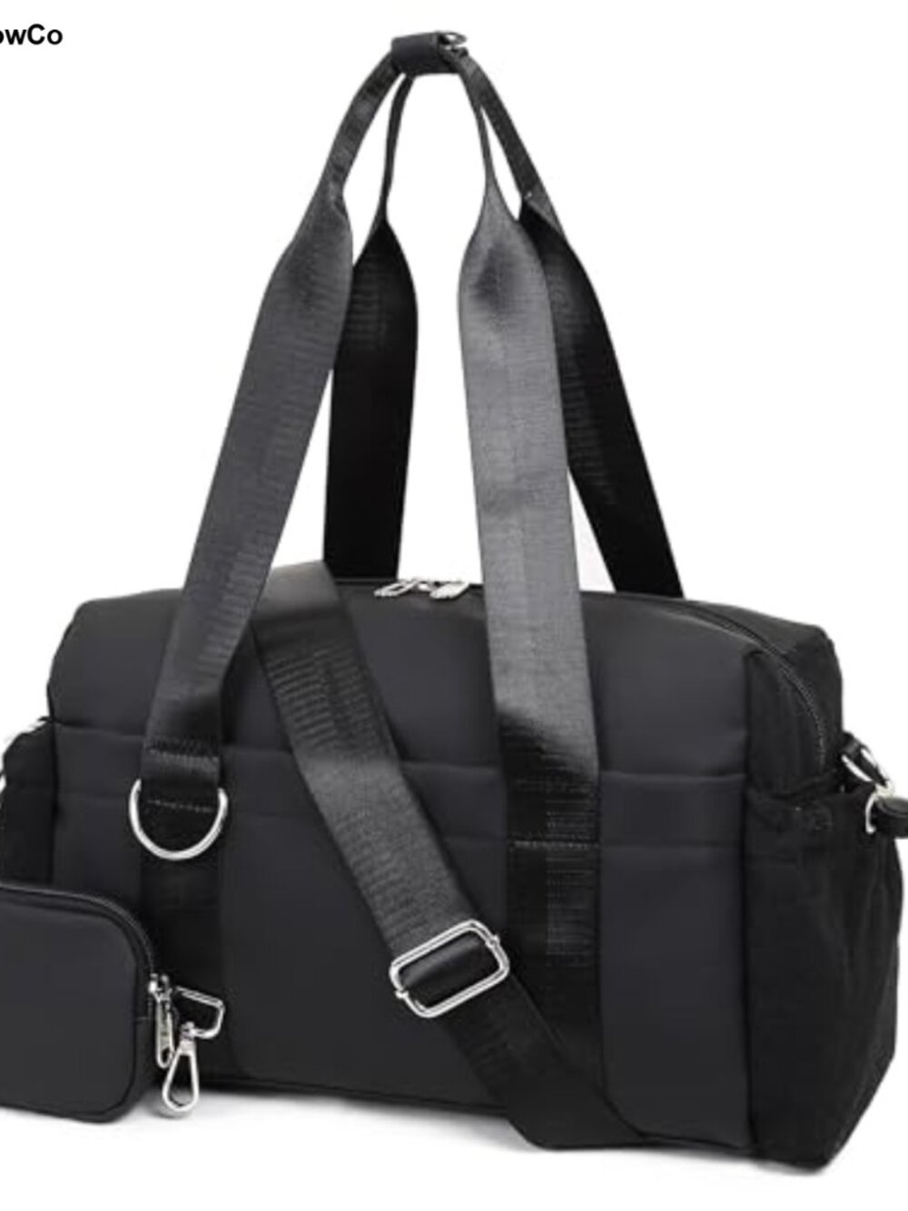 Women's Mini Gym Bag Duffle Tote Zipper Compartments Waterproof Travel Handbag
